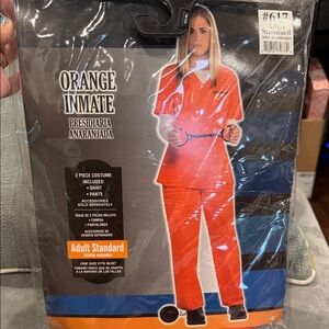 Orange Inmate Costume Set - standard size
